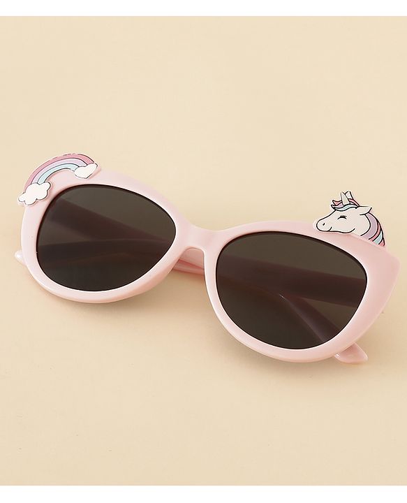 Babyhug Free Size Sunglasses With Unicorn Applique - Pink