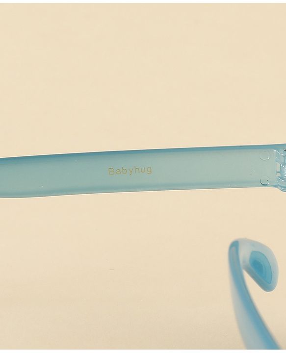 Babyhug Sunglasses With Floral & Butterfly Applique - Light Blue