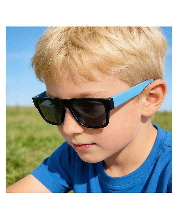 Babyhug Free Size Solid Colour Sunglasses - Black