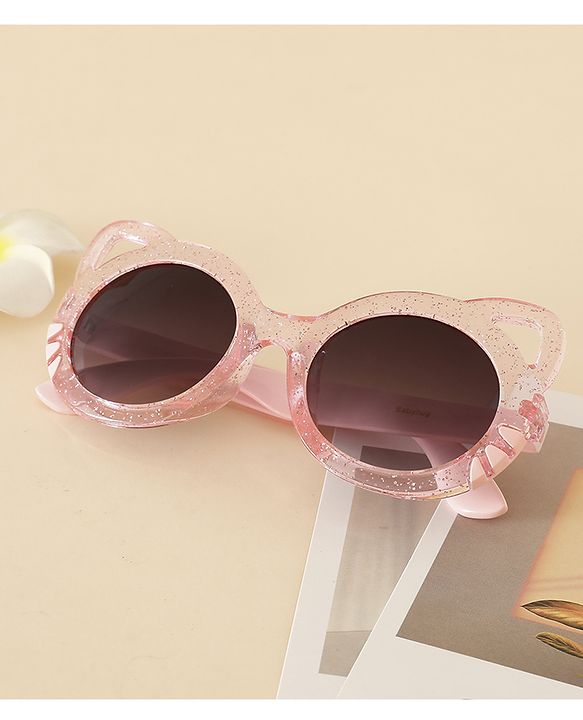 Babyhug Free Size Sunglasses Cat Shape - Black