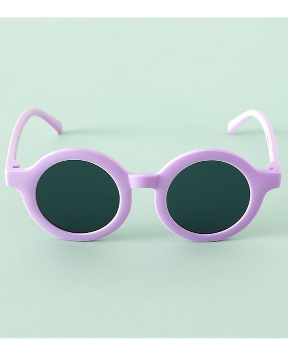 Babyhug Solid Round Sunglasses - Purple
