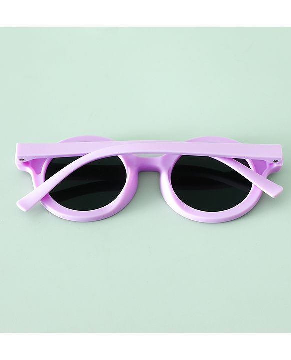 Babyhug Solid Round Sunglasses - Purple