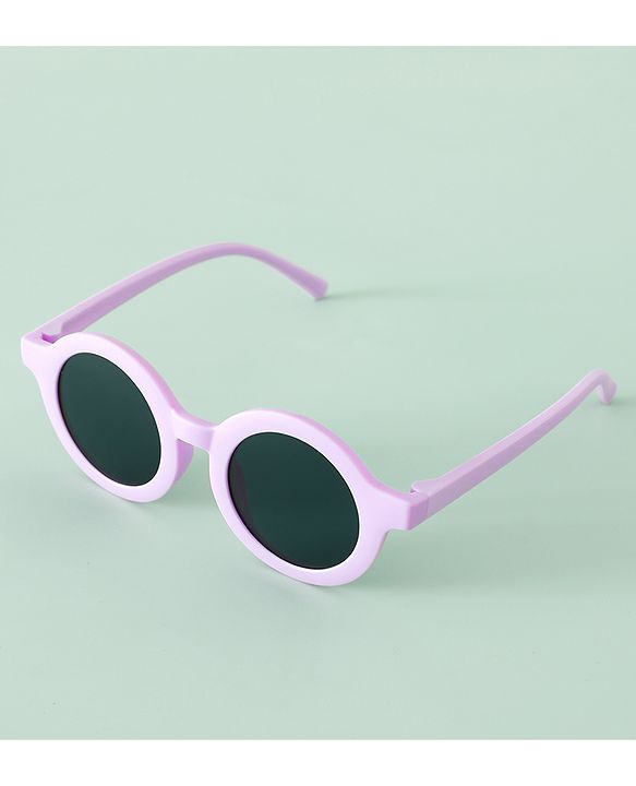 Babyhug Solid Round Sunglasses - Purple