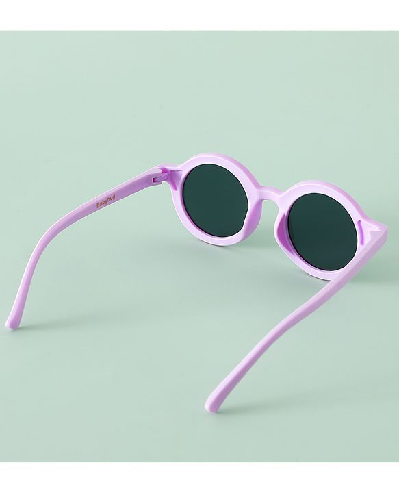 Babyhug Solid Round Sunglasses - Purple
