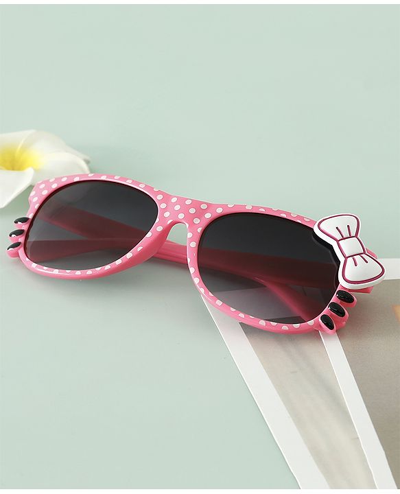 Babyhug Sunglasses With Bow Applique - Red