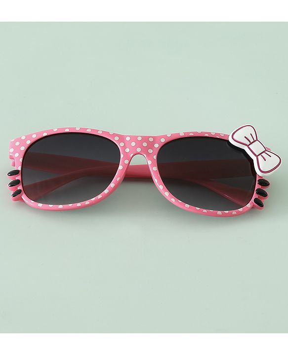 Babyhug Sunglasses With Bow Applique - Red