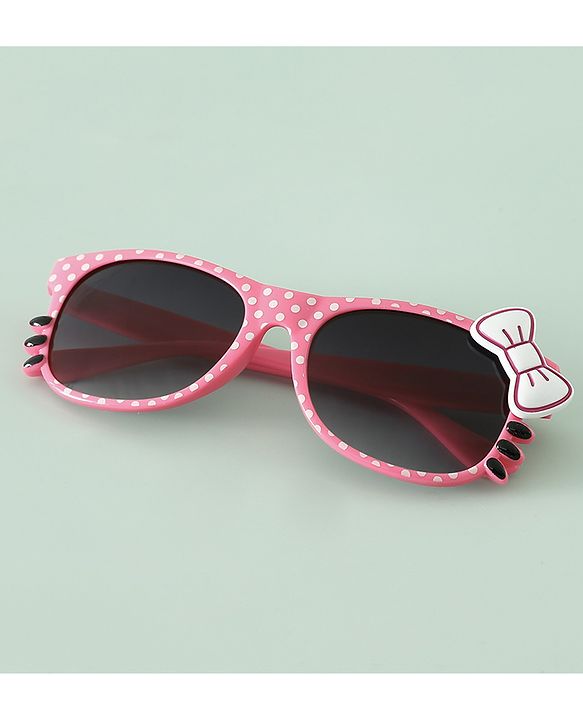 Babyhug Sunglasses With Bow Applique - Red