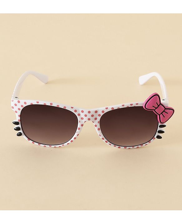 Babyhug Sunglasses With Bow Applique - Red