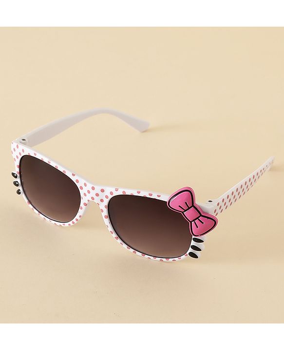 Babyhug Sunglasses With Bow Applique - Red