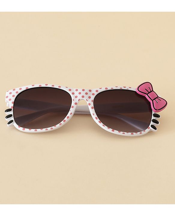 Babyhug Sunglasses With Bow Applique - Red