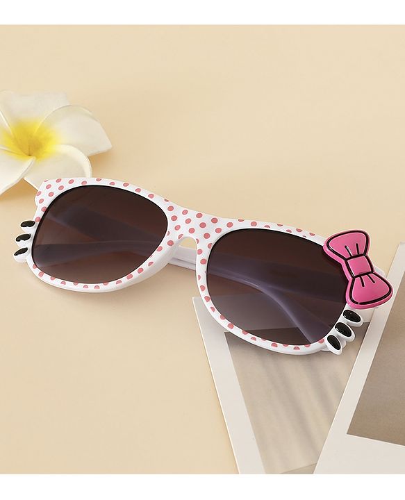 Babyhug Sunglasses With Bow Applique - Red