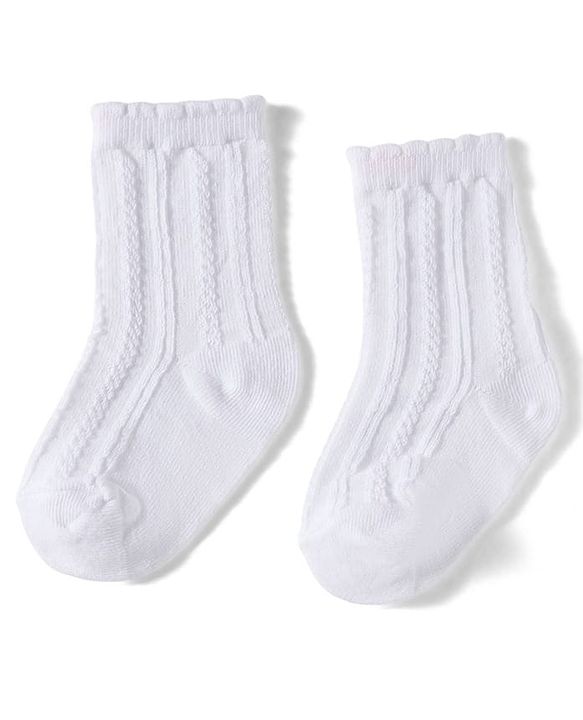 Cute Walk by Babyhug Non Terry Knit Ankle Length Anti Bacterial Socks Pack of 3 - Multicolour