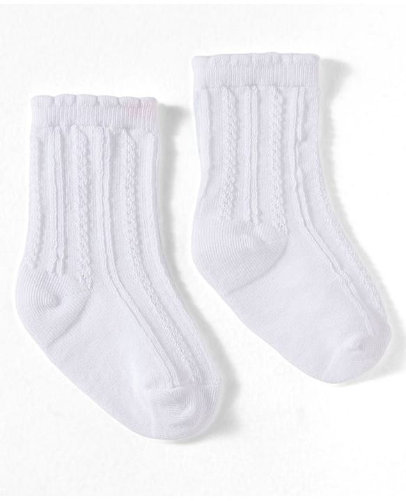 Cute Walk by Babyhug Non Terry Knit Ankle Length Anti Bacterial Socks Pack of 3 - Multicolour
