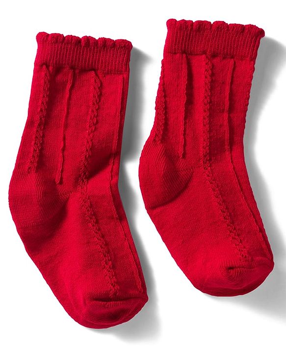 Cutewalk by Babyhug Non Terry Knit Anti-Bacterial Ankle Length Solid & Floral Designed  Socks Pack of 3 - Red, Cream & Pink