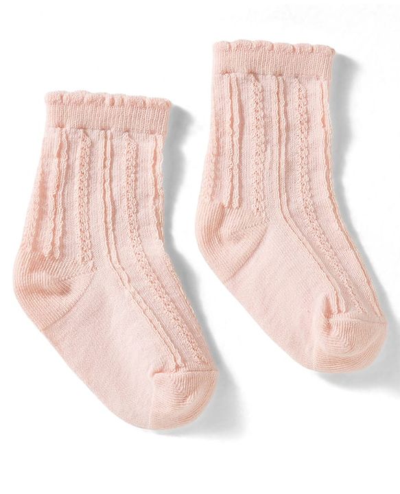 Cute Walk by Babyhug Non Terry Knit Ankle Length Anti Bacterial Socks Pack of 3 - Multicolour