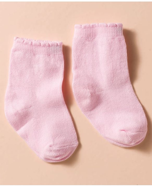 Cute Walk by Babyhug Non Terry Knit Ankle Length Anti Bacterial Socks With Polka Dots Pack of 3 - Multicolour