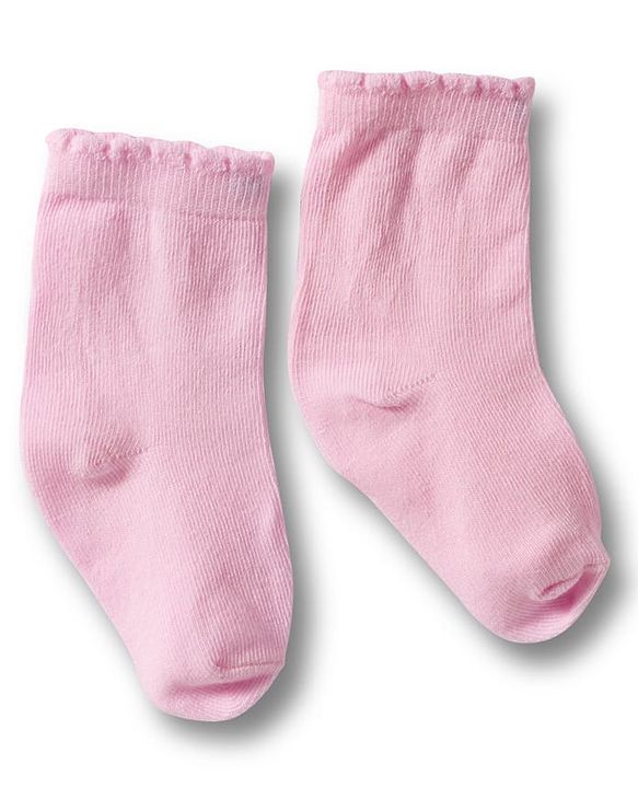Cute Walk by Babyhug Non Terry Cotton Knit Ankle Length Anti Bacterial Solid Socks Pack of 3 - Multicolour