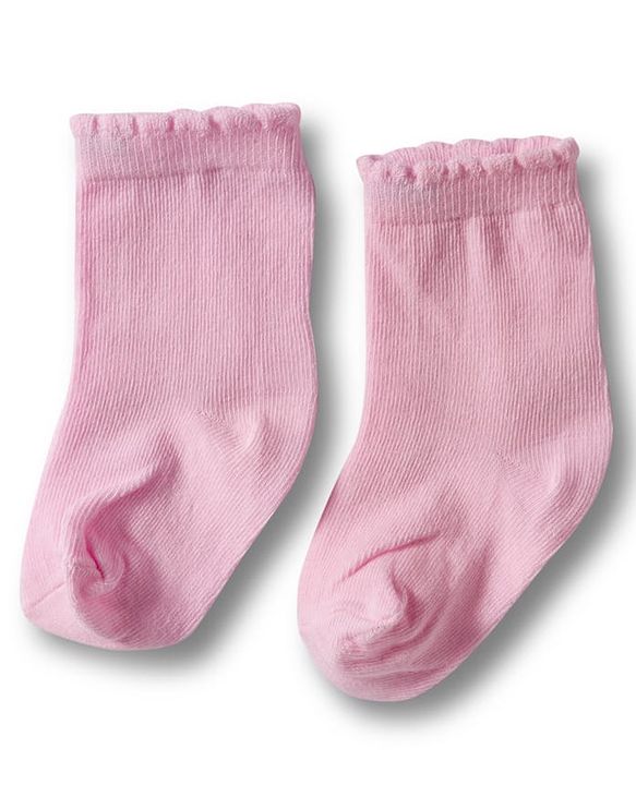 Cute Walk by Babyhug Non Terry Cotton Knit Ankle Length Anti Bacterial Solid Socks Pack of 3 - Multicolour