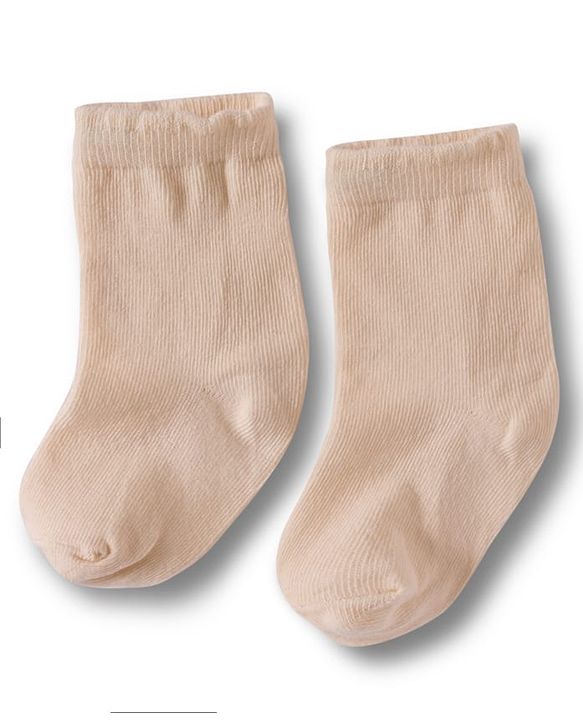 Cute Walk by Babyhug Non Terry Cotton Knit Ankle Length Anti Bacterial Solid Socks Pack of 3 - Multicolour