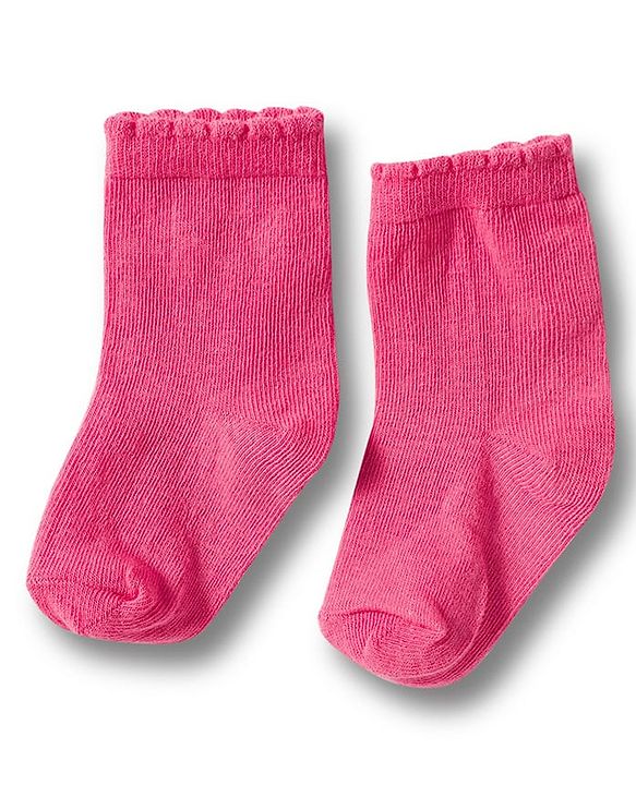 Cute Walk by Babyhug Non Terry Cotton Knit Ankle Length Anti Bacterial Solid Socks Pack of 3 - Multicolour