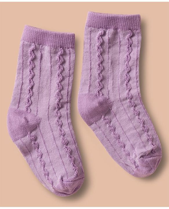 Cute Walk by Babyhug Non Terry Cotton Knit Ankle Length Anti Bacterial Socks With Floral Design Pack Of 3 - Multicolour