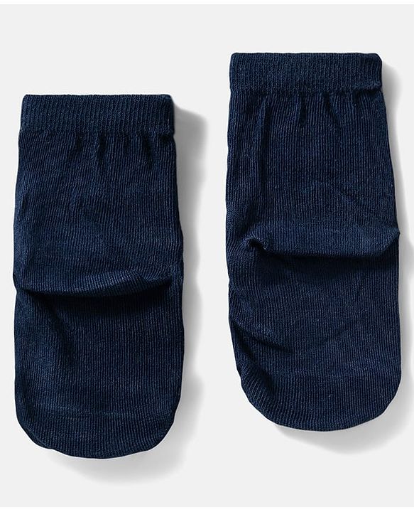 Cute Walk by Babyhug Ankle Length Anti Bacterial Socks with Bear Design Pack of 3 - Multicolour