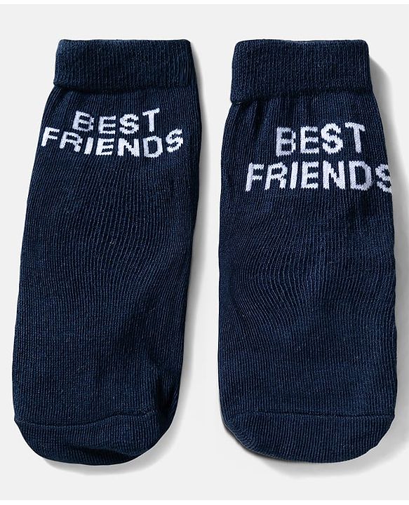 Cute Walk by Babyhug Ankle Length Anti Bacterial Socks with Bear Design Pack of 3 - Multicolour