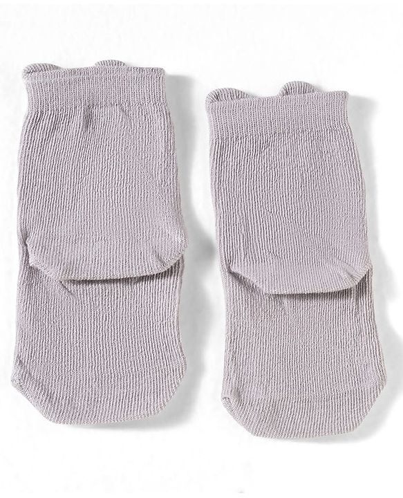 Cute Walk by Babyhug Non Terry Cotton Knit Ankle Length Anti Bacterial Socks With Animal Design Pack Of 3 - Multicolour