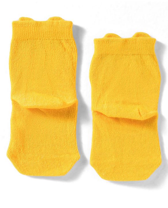 Cute Walk by Babyhug Non Terry Cotton Knit Ankle Length Anti Bacterial Socks With Animal Design Pack Of 3 - Multicolour