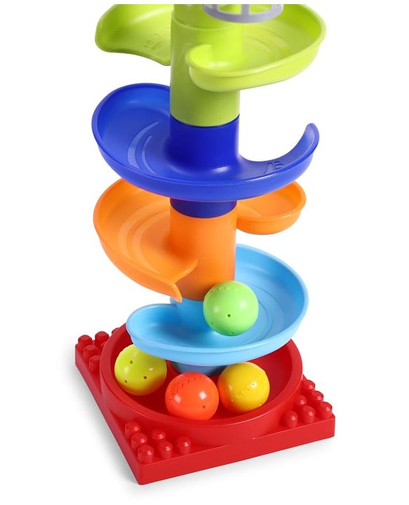 Babyhug Disney Mickey Rolling & Swirling Ramp Drop Ball Toy| 5-Layer Ball Tower| Visual Tracking & Motor Development| Improves Hand-Eye Coordination| Gifting for 3+ Yrs Boys & Girls| BIS Certified