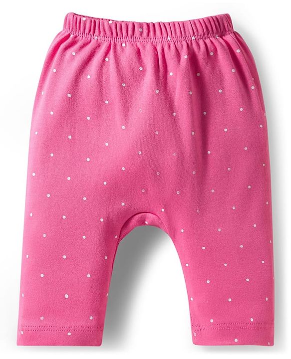 Babyhug 100% Cotton Interlock Knit Full Sleeves Inner Wear Set With Cap Mittens & Booties  - Baby Pink