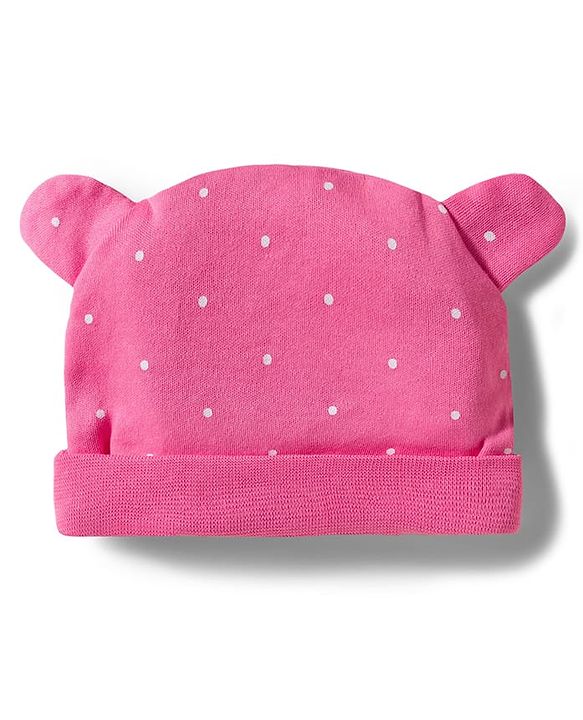 Babyhug 100% Cotton Interlock Knit Full Sleeves Inner Wear Set With Cap Mittens & Booties  - Baby Pink
