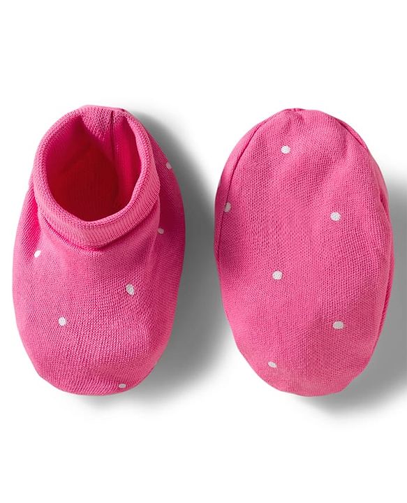 Babyhug 100% Cotton Interlock Knit Full Sleeves Inner Wear Set With Cap Mittens & Booties  - Baby Pink