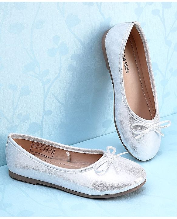 Pine Kids Slip On Solid Color Closed Toe Ballerina - Gold