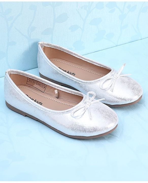 Pine Kids Slip On Solid Color Closed Toe Ballerina - Gold