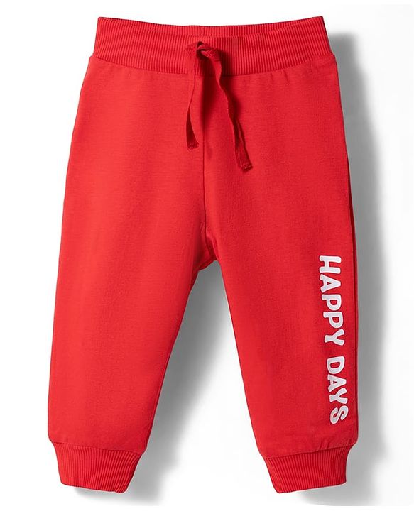 Babyhug Cotton Knit Full Length Printed Lounge Pants Pack Of 3 - Multicolour
