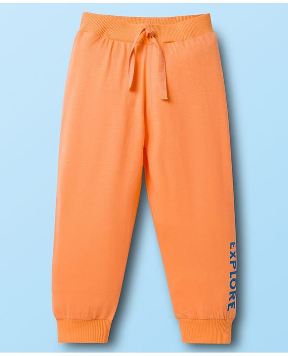 Babyhug Cotton Knit Full Length Striped & Car Printed Lounge Pants Pack of 3 - Multicolor