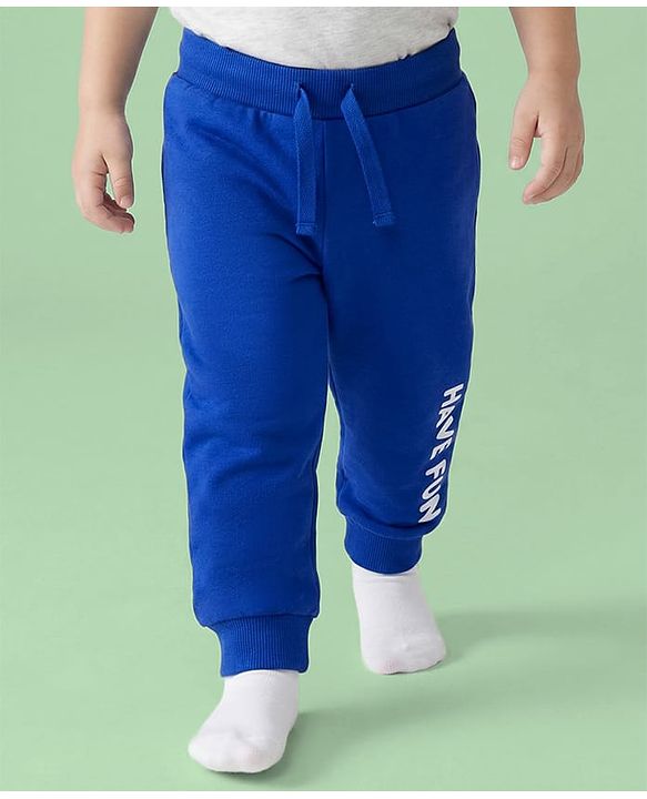 Babyhug Cotton Jersey Knit Full Length Lounge Pants with Dino & Star Print Pack of 3 - Multicolor
