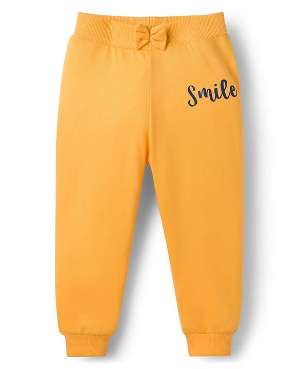 Babyhug Single Jersey Knit Full Length Lounge Pants With Floral & Polka Dot Print Pack of 3 - Multicolor