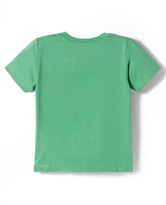 Babyhug Disney Single Jersey Knit Half Sleeves T-Shirts with Chip N Dale Graphic Pack of 3 - Orange Aqua Blue & Green