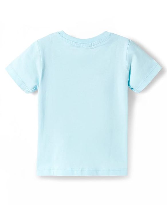 Babyhug Disney Single Jersey Knit Half Sleeves T-Shirts with Chip N Dale Graphic Pack of 3 - Orange Aqua Blue & Green