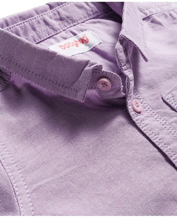Babyhug Cotton Woven Full Sleeves Shirt & Denim Jeans Set - Blue