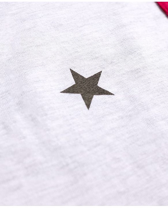 Babyhug Cotton Knit Full Sleeves Co-ord Night Suit With Star Print - White