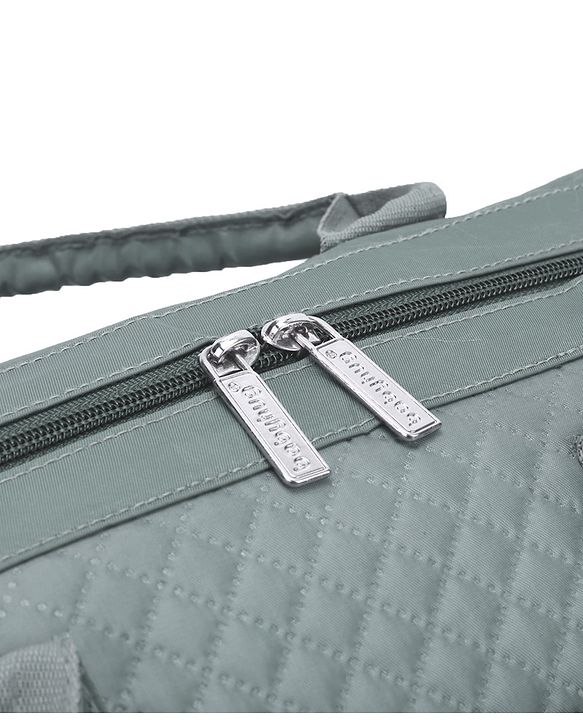 Babyhug 2 in 1 Quilted Spacious & Multifunctional Tote Cum Sling Diaper Bag  - Blue