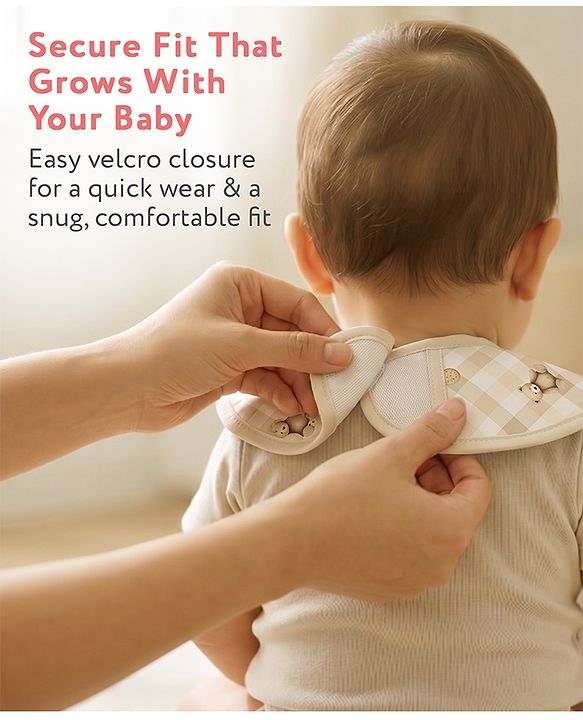 Babyhug Waterproof PU Sleeveless Feeding Bibs Pack of 2 - Bunny & Whale Print| Crumb Catcher Pocket| Easy Wipe Clean| Easy Velcro Closure| Weaning & Feeding Bibs| 0+ Months