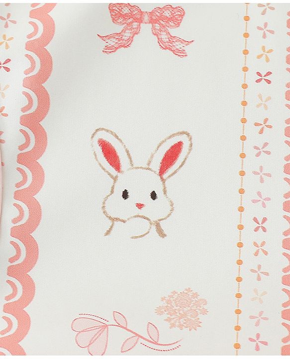 Babyhug Waterproof PU Sleeveless Feeding Bibs Pack of 2 - Bunny & Whale Print| Crumb Catcher Pocket| Easy Wipe Clean| Easy Velcro Closure| Weaning & Feeding Bibs| 0+ Months
