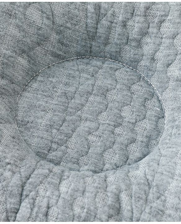 Babyhug Star Shaped Head Shaping Baby Pillow - Grey| Prevents Flat Head Syndrome| Soft & Breathable| Neck & Shoulder Support Pillow| Lightweight & Travel Friendly| 0-6 Months| New Born Gifting Option