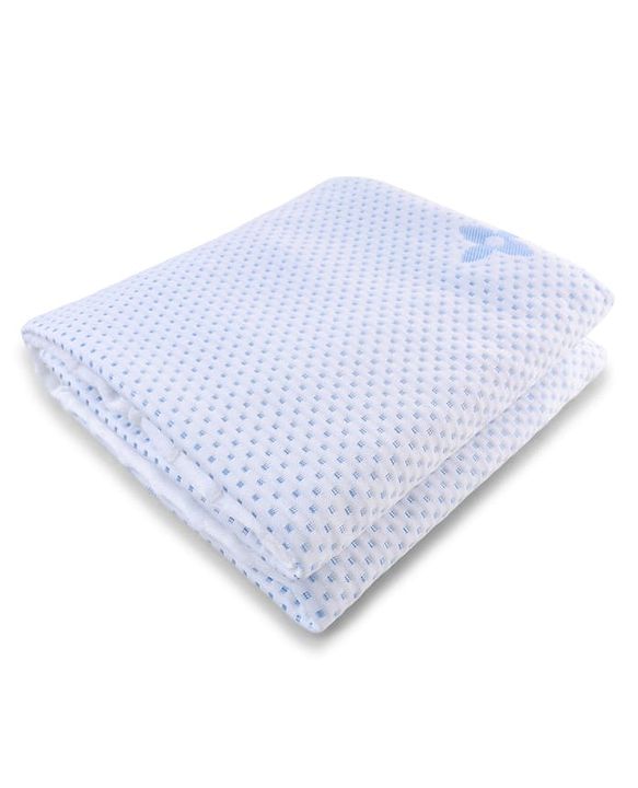 Babyhug Soft & Lightweight All-Season Baby Blanket Gentle & Breathable Durable & Machine Washable Ideal for 012 Months New Born Gifting Option Travel Friendly 100cm X 75cm   Blue