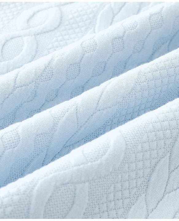 Babyhug Soft & Lightweight All-Season Baby Blanket Gentle & Breathable Durable & Machine Washable Ideal for 012 Months New Born Gifting Option Travel Friendly 100cm X 75cm -Blue