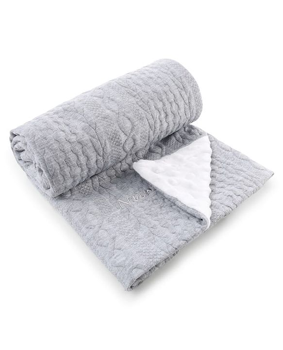 Babyhug Soft & Lightweight All-Season Baby Blanket Gentle & Breathable Durable & Machine Washable Ideal for 012 Months New Born Gifting Option Travel Friendly 100cm X 75cm  Grey
